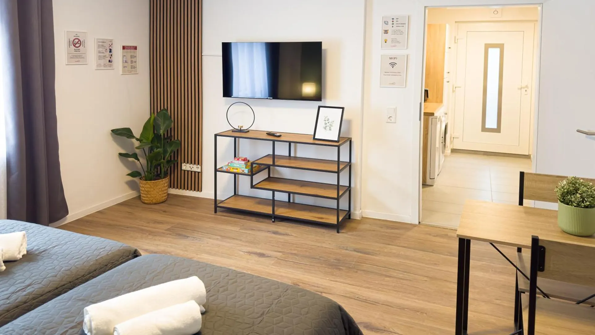 Apartmán Immostay M#4 Ferien- Apartment, Wifi & Parken, Boxspring-Betten Brémy Německo