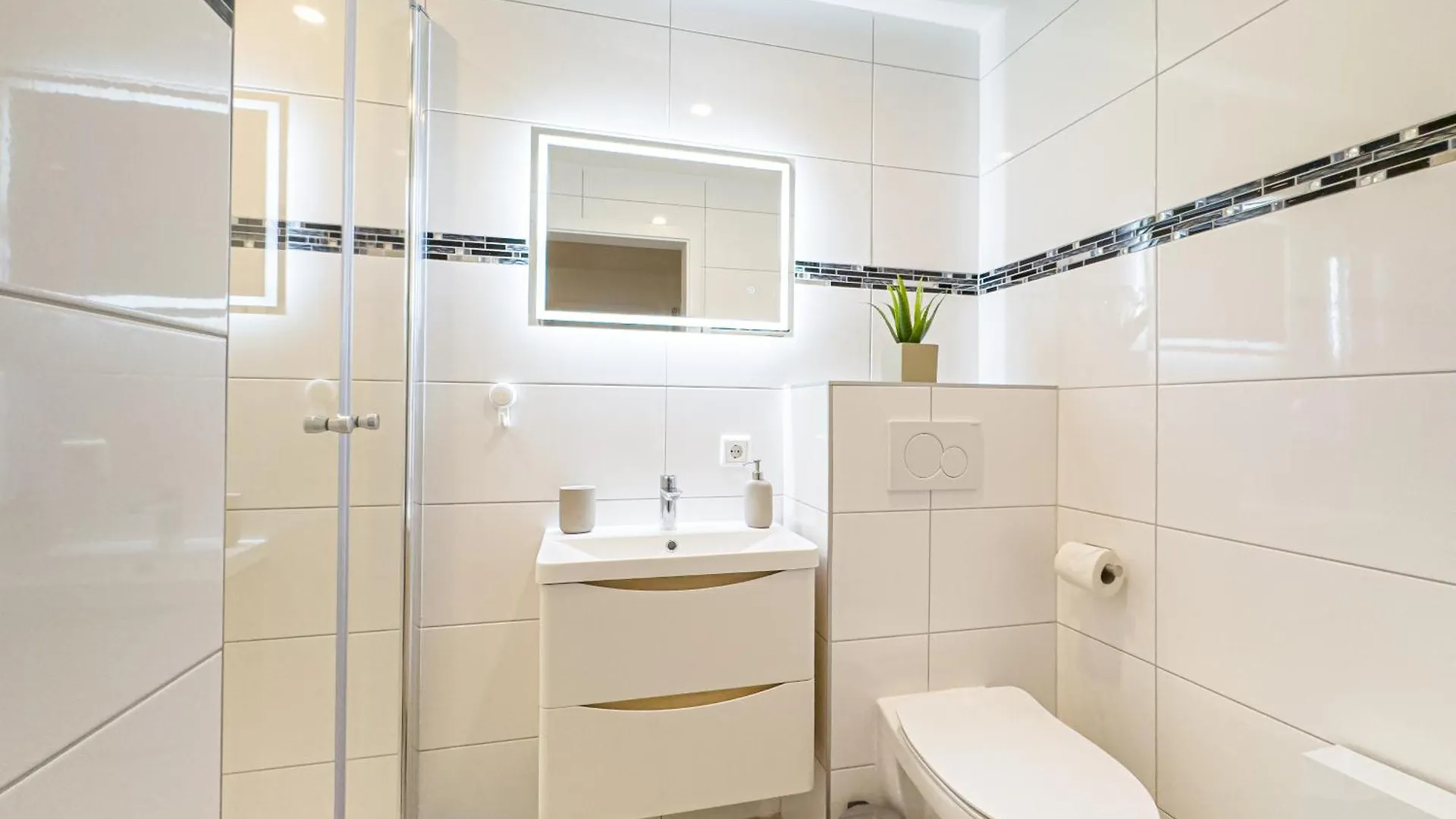 Apartmán Immostay M#4 Ferien- Apartment, Wifi & Parken, Boxspring-Betten Brémy
