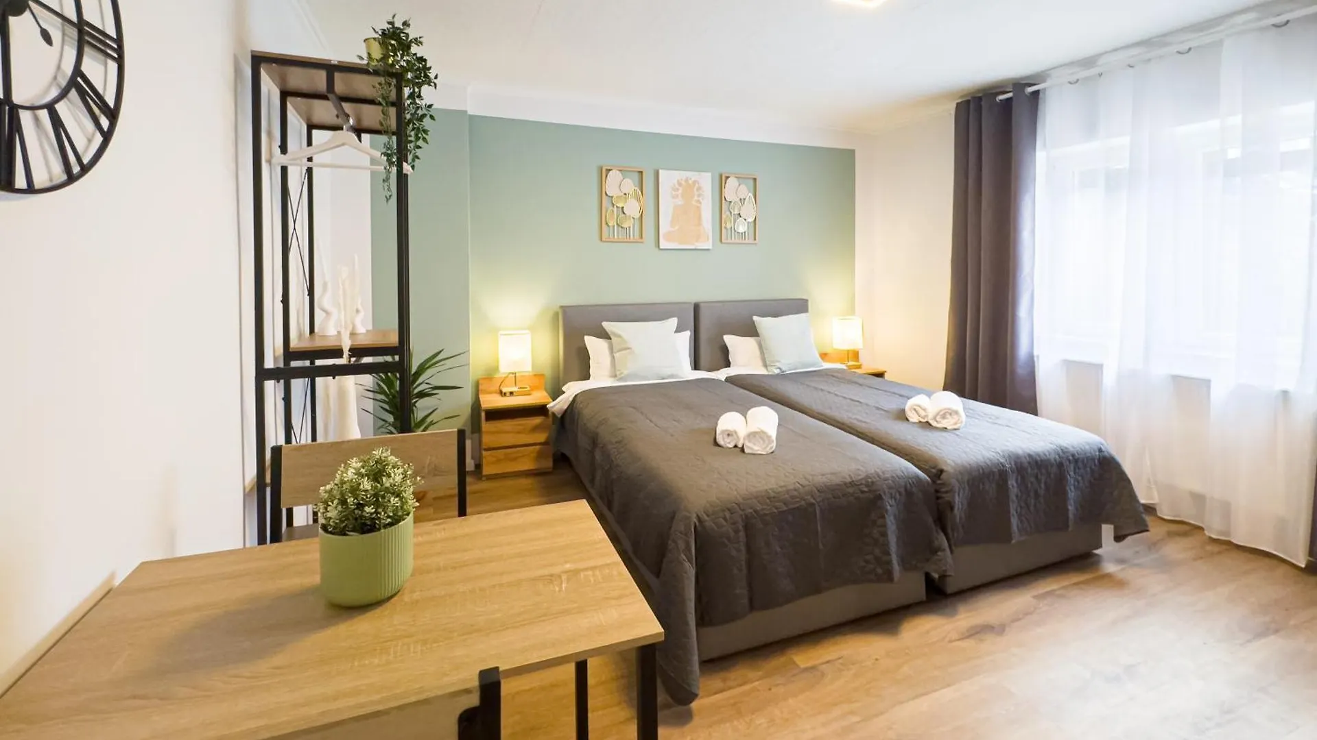 Immostay M#4 Ferien- Apartment, Wifi & Parken, Boxspring-Betten Brémy Německo